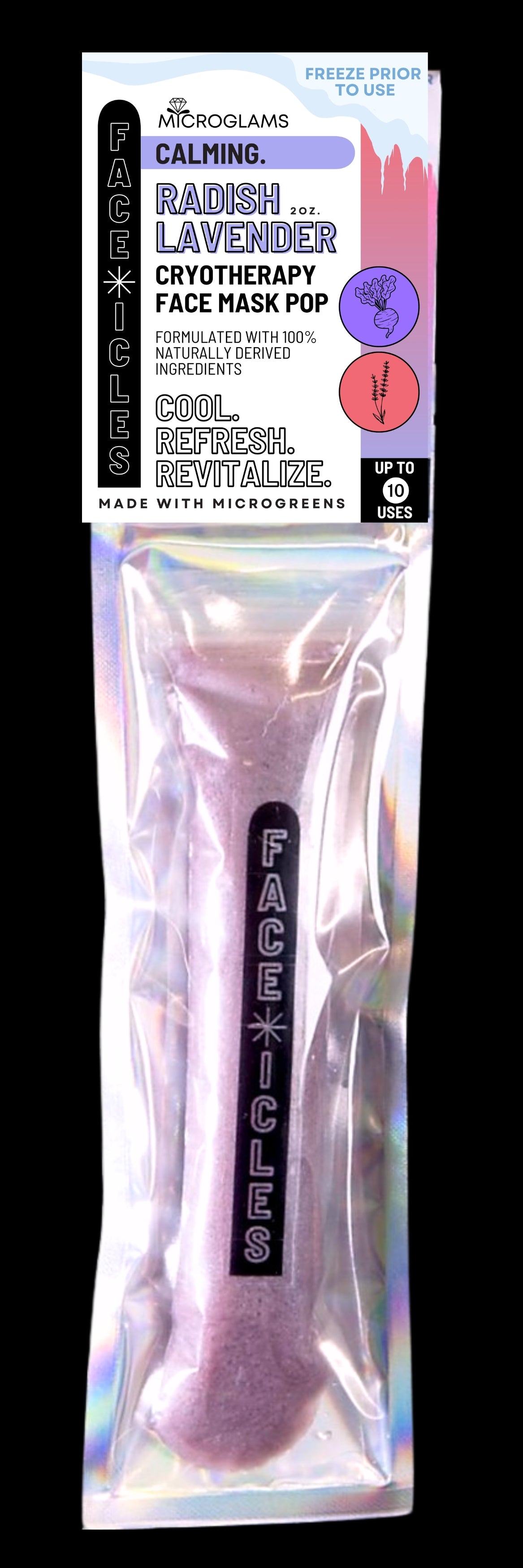 Face-icles - Radish Lavender