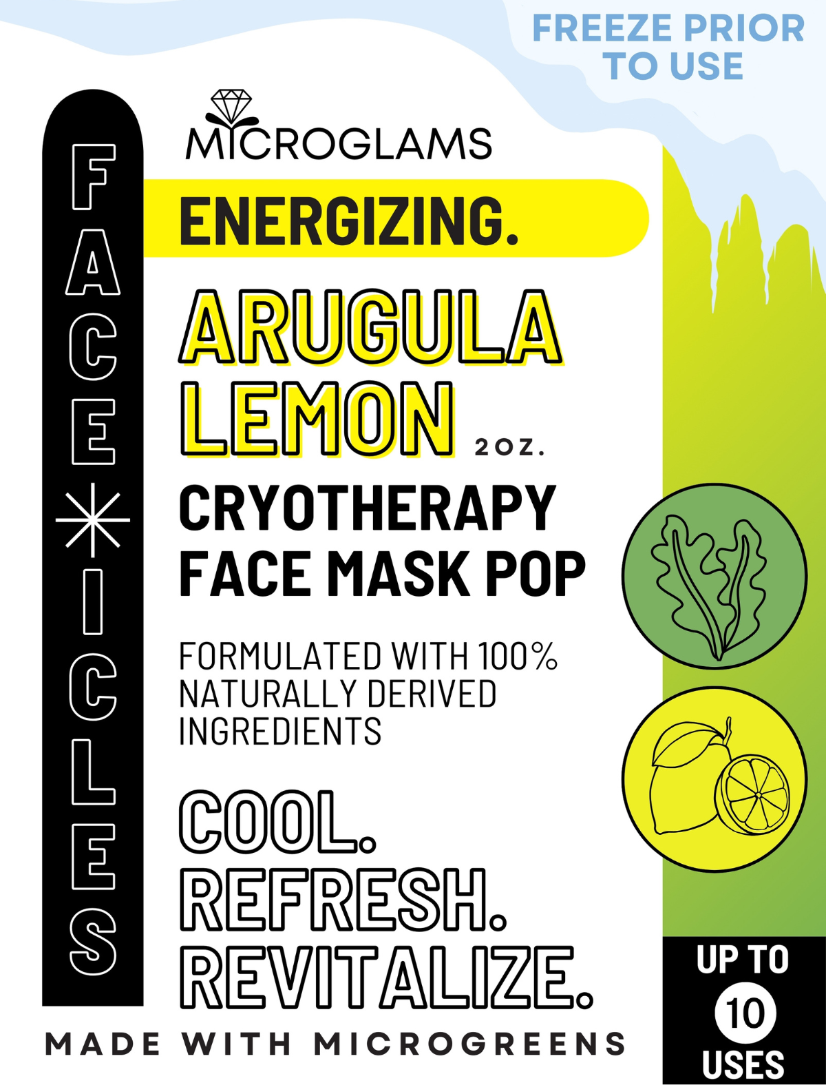Face-icles - Arugula Lemon