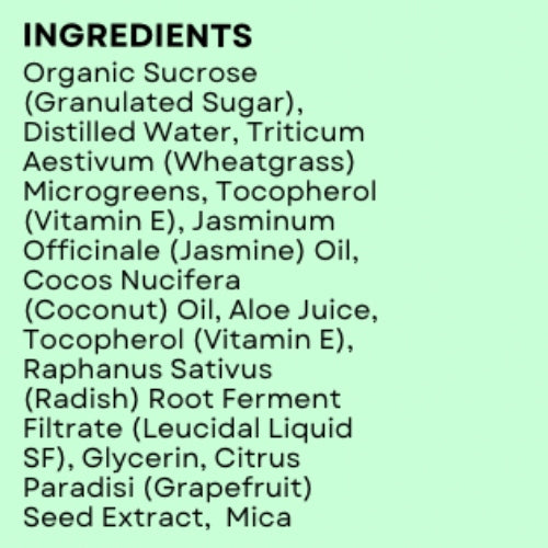 Sugar Scrub - Wheatgrass Jasmine