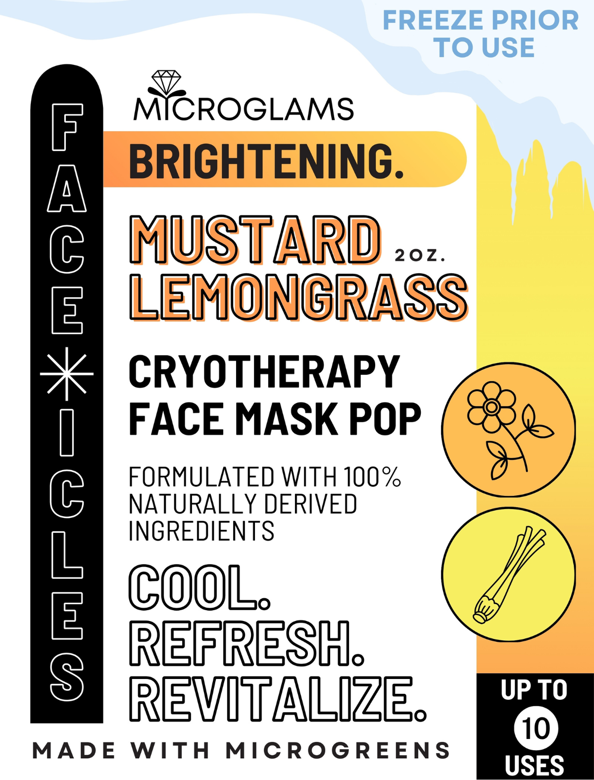 Face-icles - Mustard Lemongrass