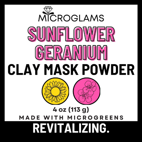 Bentonite Clay Mask - Sunflower Geranium