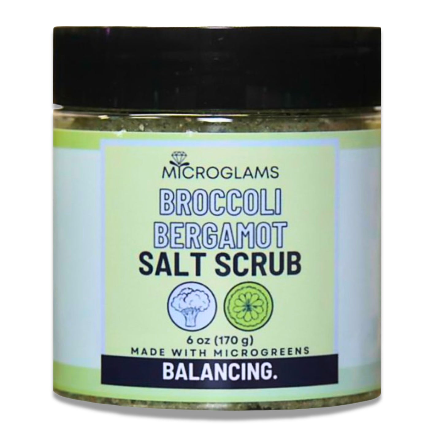 Salt Scrub - Broccoli Bergamot