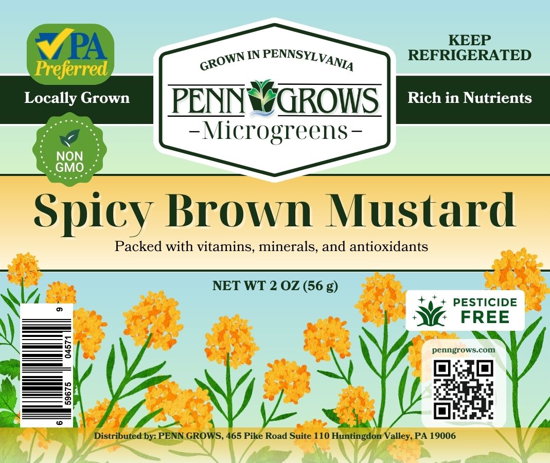 Mustard - Spicy Brown - Microgreens