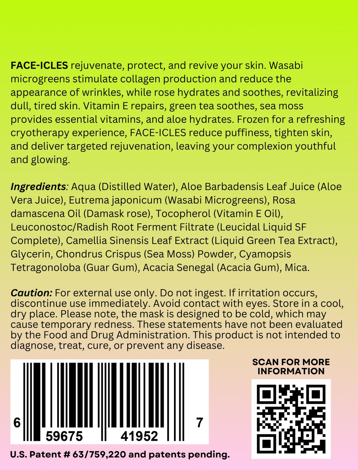 Face-icles - Wasabi Rose