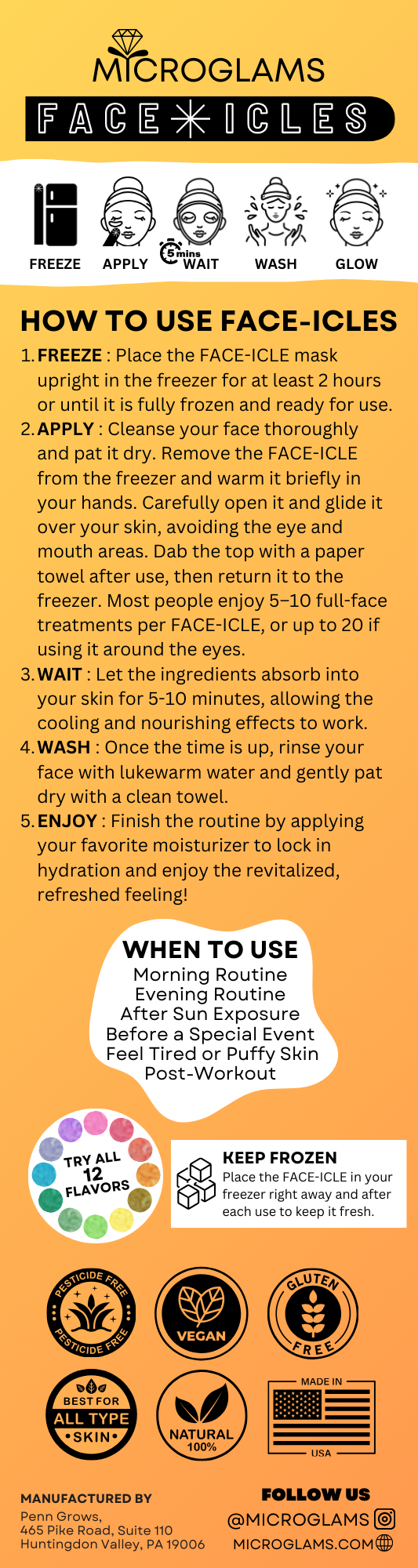 Face-icles - Mustard Lemongrass