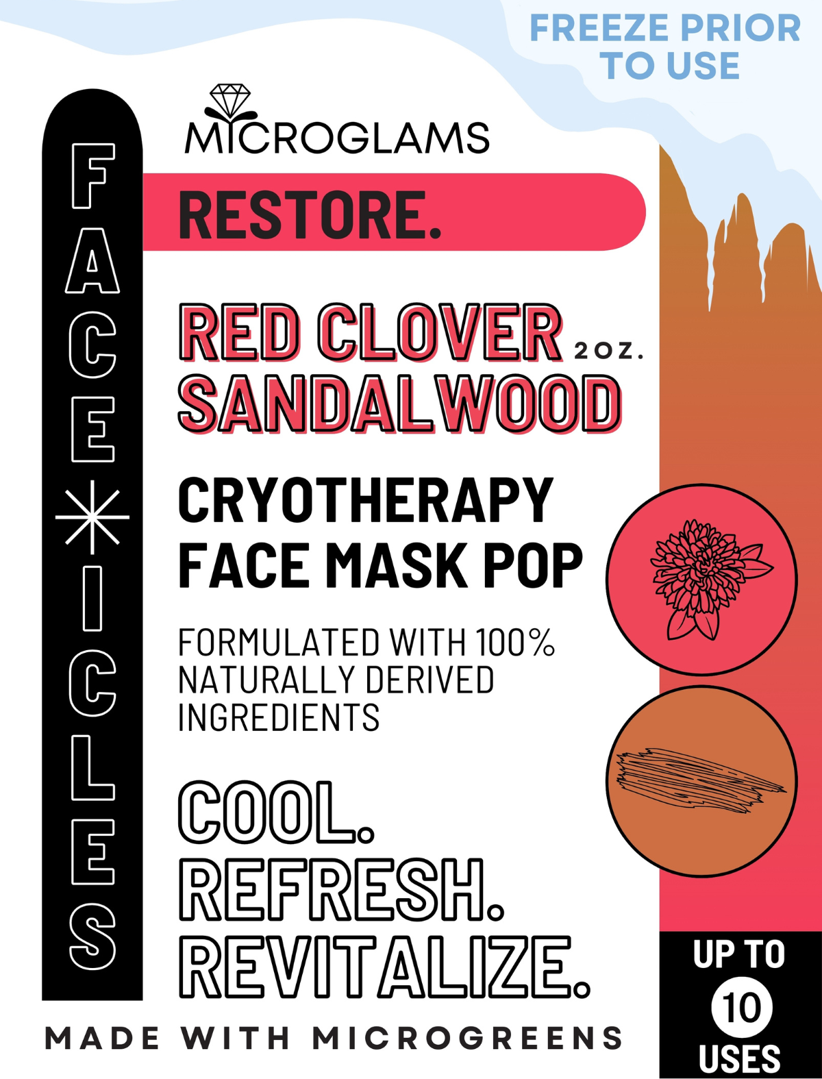 Face-icles - Red Clover Sandalwood
