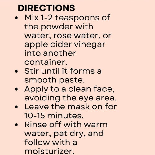 Bentonite Clay Mask - Red Clover Sandalwood