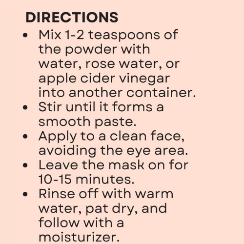 Bentonite Clay Mask - Cabbage Frankincense