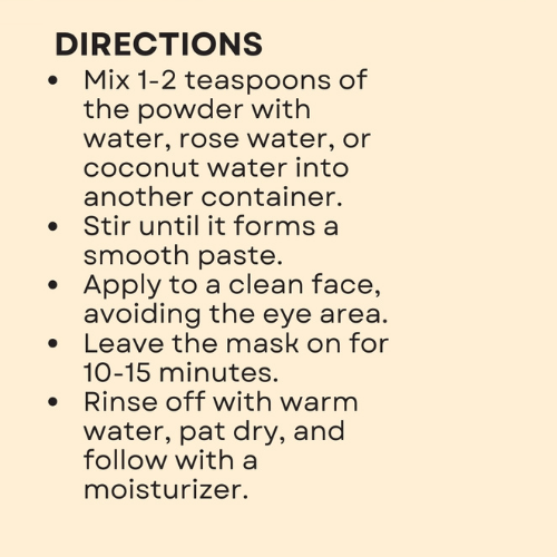 Bentonite Clay Mask - Mustard Lemongrass