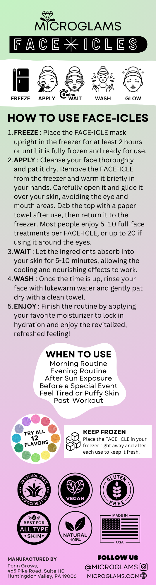 Face-icles - Wheatgrass Jasmine