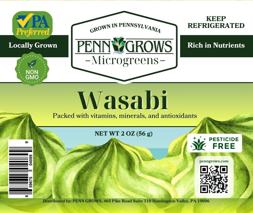 Wasabi Microgreens