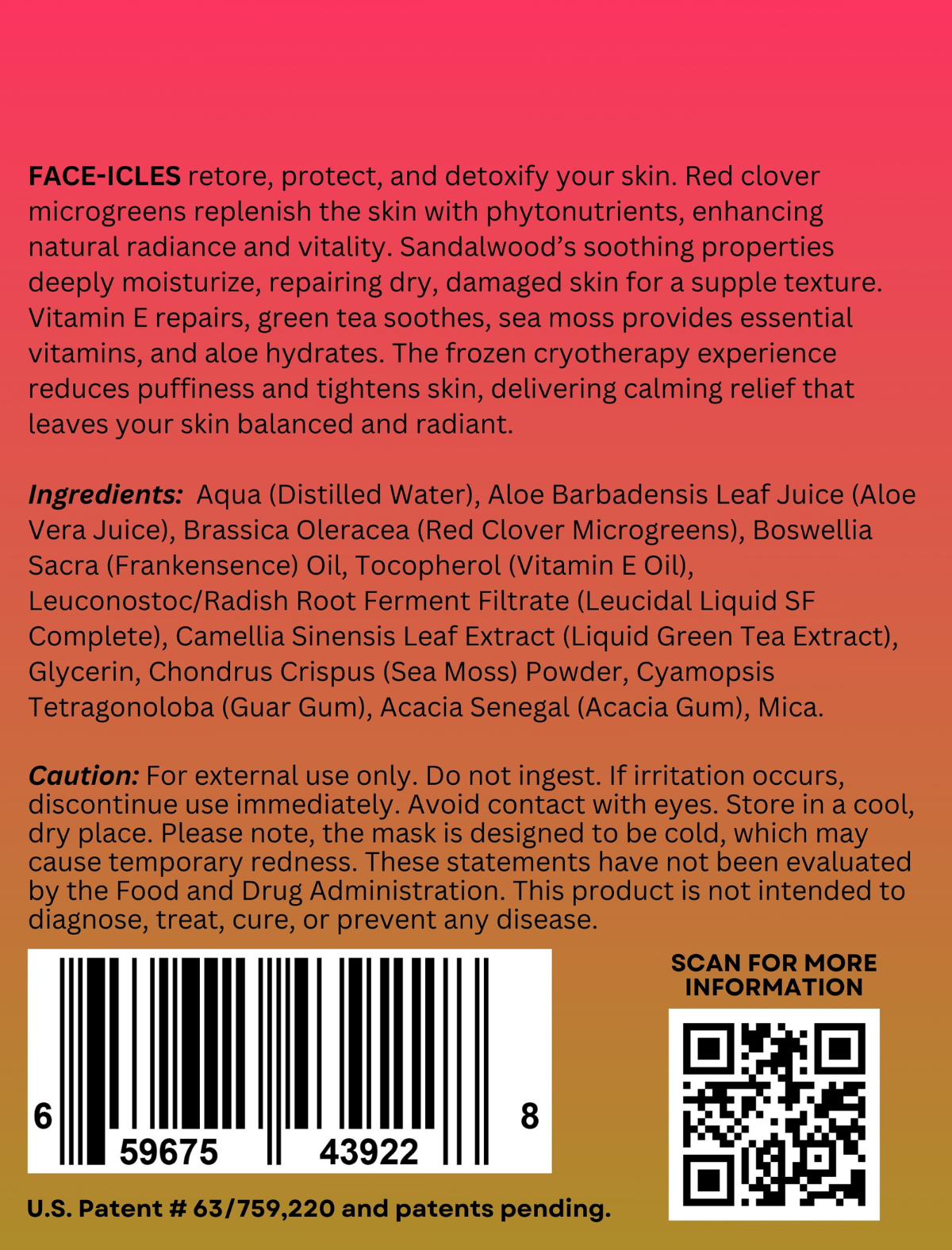 Face-icles - Red Clover Sandalwood