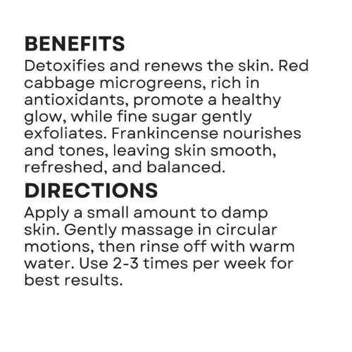 Sugar Scrub - Cabbage Frankincense
