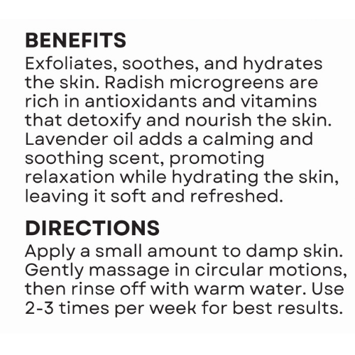 Sugar Scrub - Radish Lavender