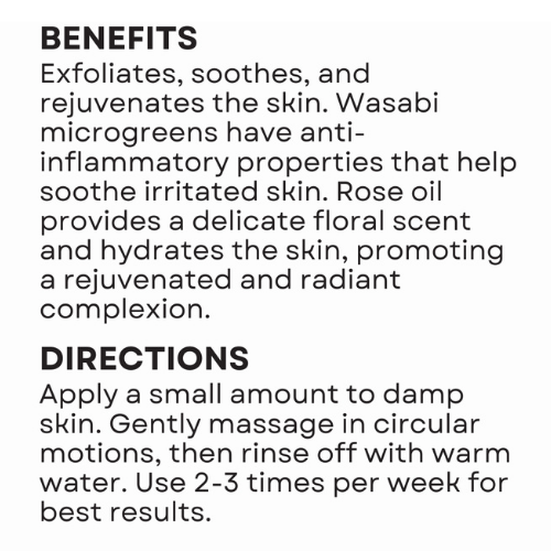 Sugar Scrub - Wasabi Rose