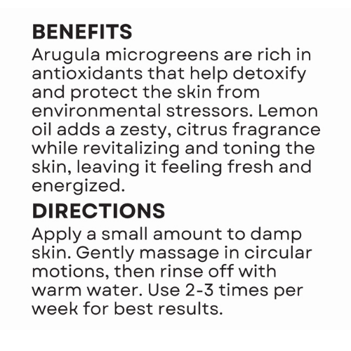 Sugar Scrub - Arugula Lemon
