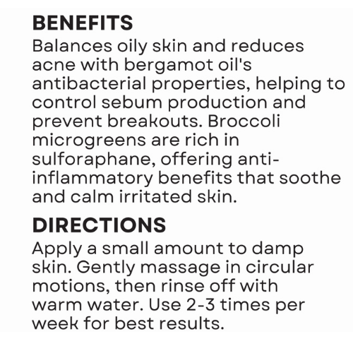 Sugar Scrub - Broccoli Bergamot