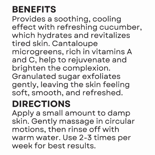 Sugar Scrub - Cantaloupe Cucumber