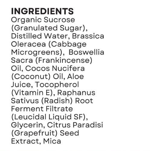Sugar Scrub - Cabbage Frankincense