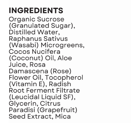 Sugar Scrub - Wasabi Rose
