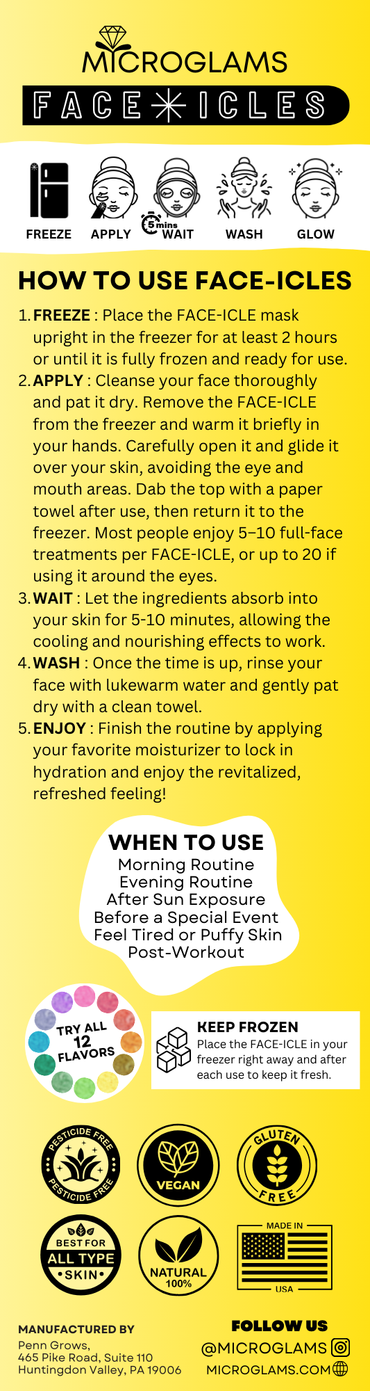 Face-icles - Kale Chamomile