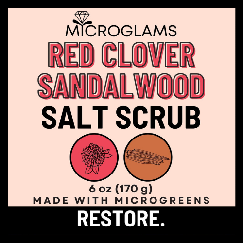 Salt Scrub - Red Clover Sandalwood