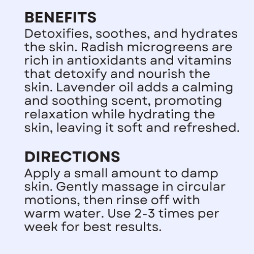 Salt Scrub - Radish Lavender