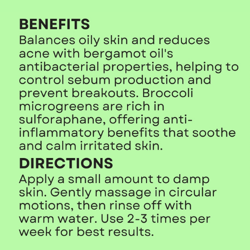 Salt Scrub - Broccoli Bergamot