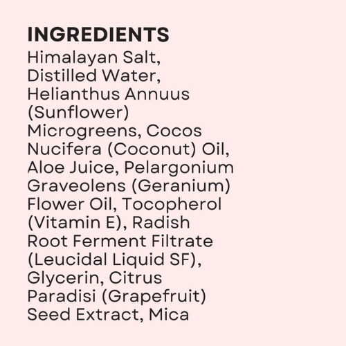 Salt Scrub - Sunflower Geranium