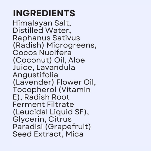 Salt Scrub - Radish Lavender