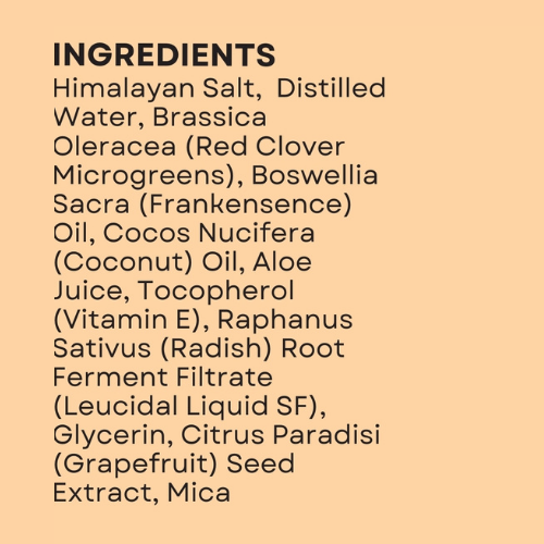 Salt Scrub - Red Clover Sandalwood