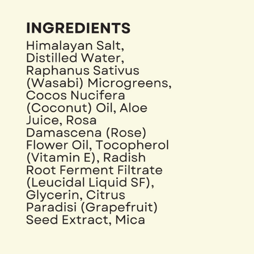 Salt Scrub - Wasabi Rose