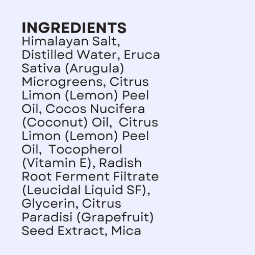 Salt Scrub - Arugula Lemon