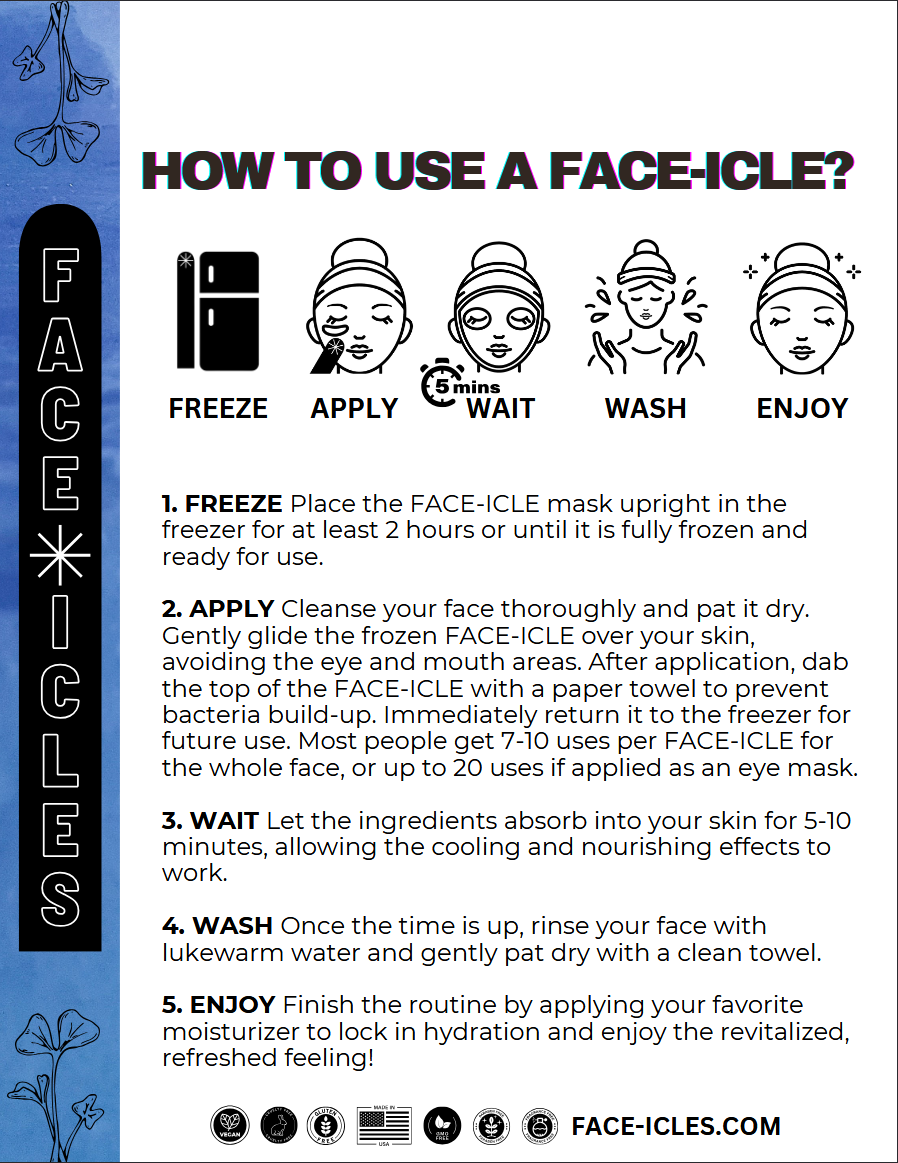 Microglams Broccoli Bergamot Cryotherapy Face-icle - 2 oz