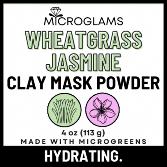 Bentonite Clay Mask - Wheatgrass Jasmine