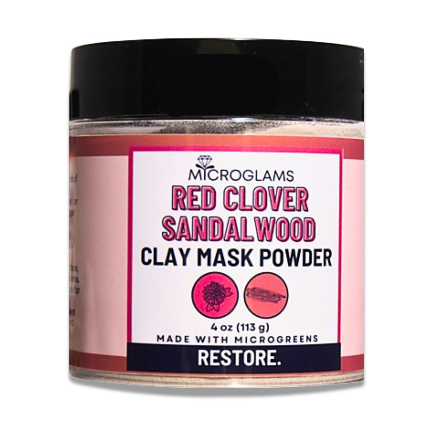Bentonite Clay Mask - Red Clover Sandalwood