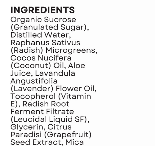 Sugar Scrub - Radish Lavender